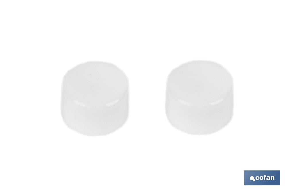 SET DE 2 PCS. PARA SANITARIO WC TACO LARGO 6 X 80 MM INOX.