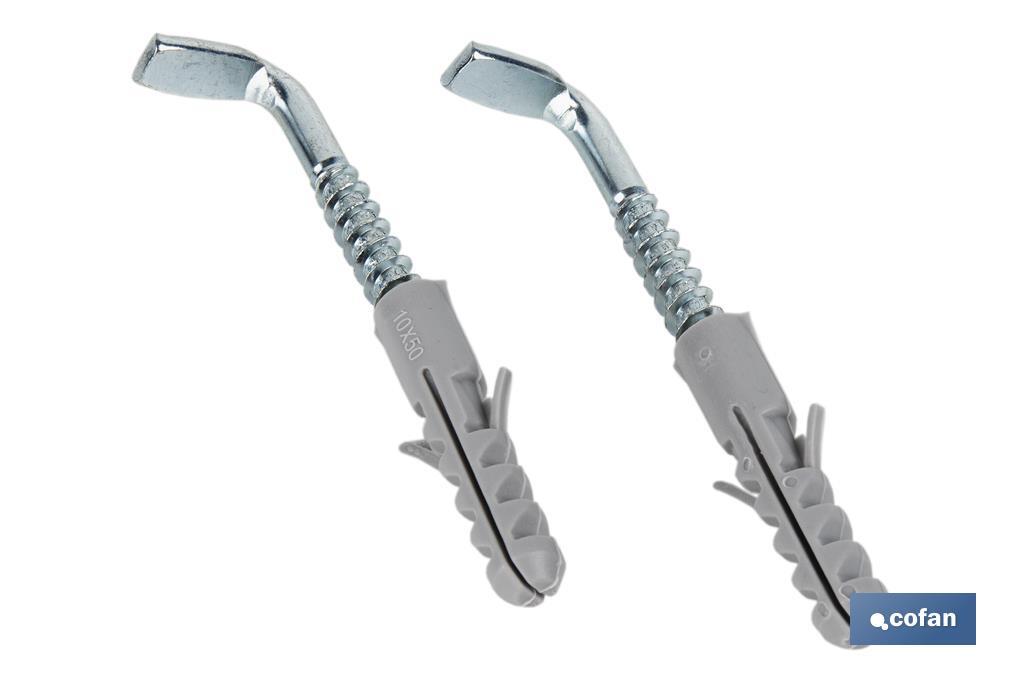 SET DE 2 PCS. TACO Y ALCAYATA PARA TERMO Y CALENTADOR 10 X 75 MM