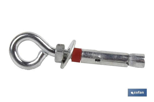 ANCLAJE METALICO C/ARGOLLA 8/10X60 Venta unitaria