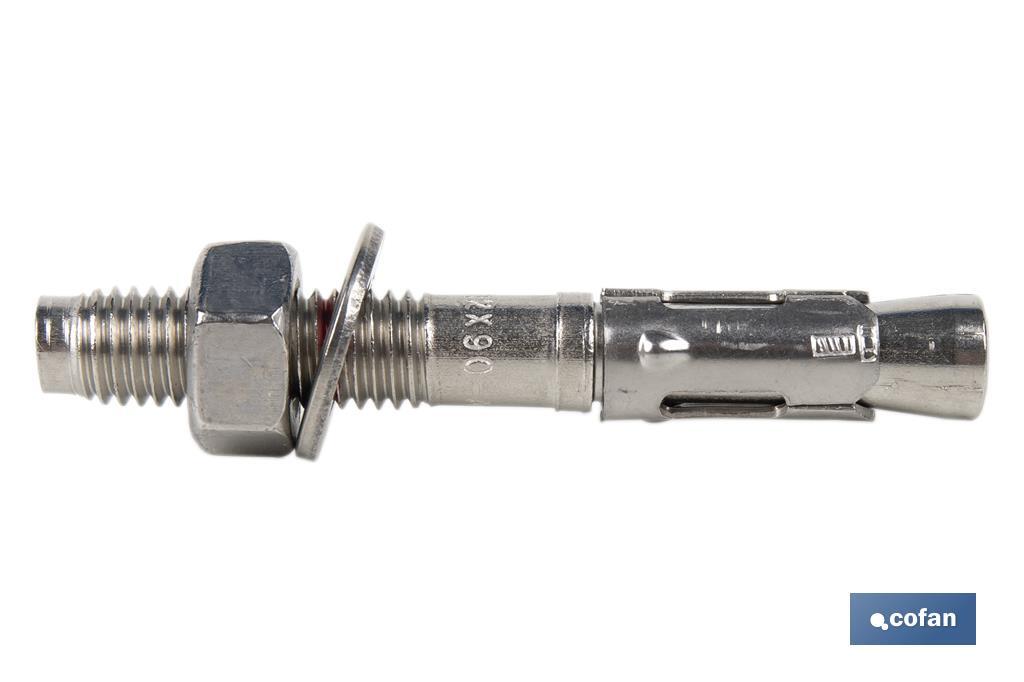 TACO ANCLAJE MTC  M 12x140  INOX Venta unitaria