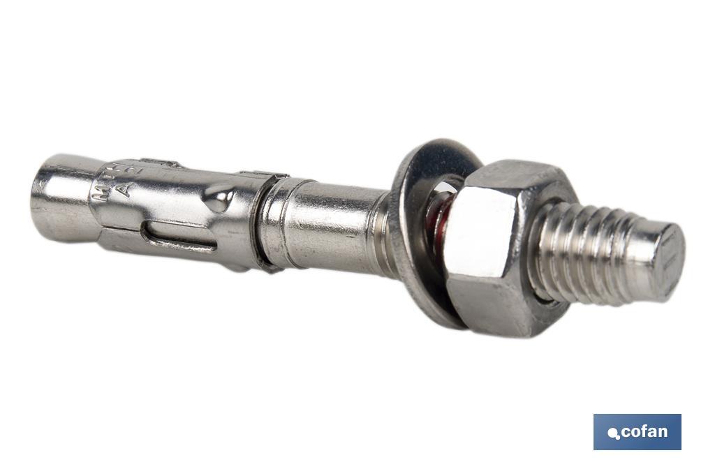 TACO ANCLAJE MTC  M 6x140  INOX