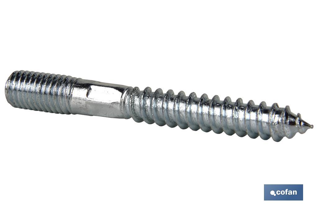 ESPARRAGO DOBLE ROSCA CINCADO HUELLA TORX M6X50