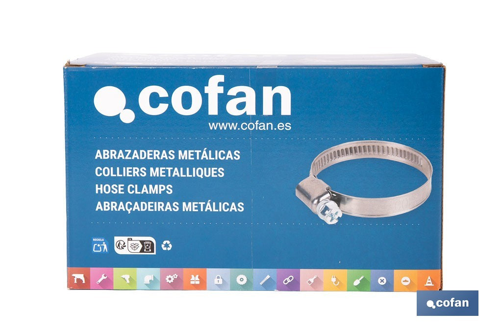 ABRAZADERA INOX A-2 BANDA 12mm 40-60
