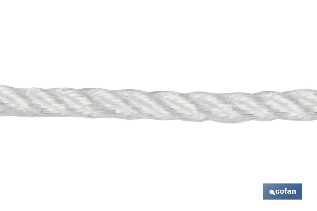MADEJA CUERDA PLÁSTICO 5MM 10M NEGRO