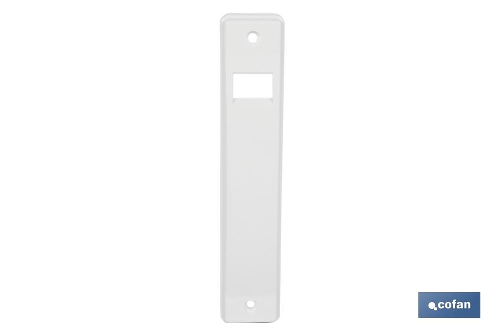 EMBELLECEDOR BLANCO RECOGEDOR PERSIANA 20 MM