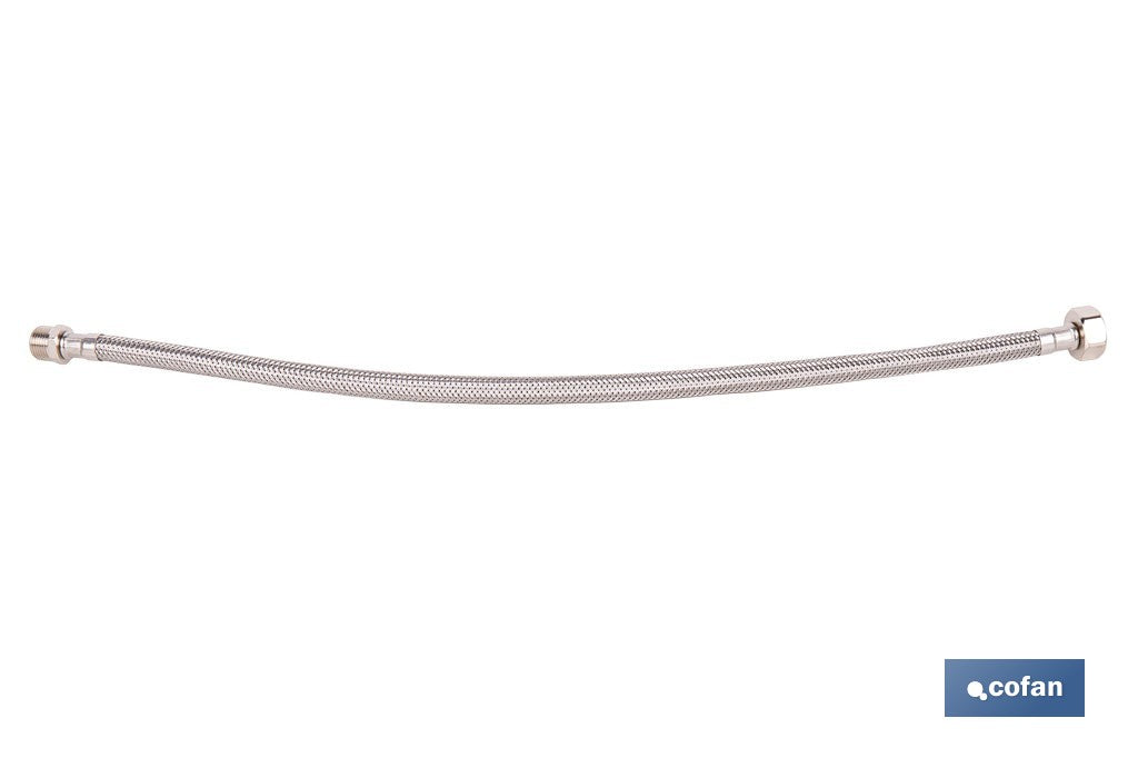 CONEXIÓN FLEXIBLE INOX. M3/8- H1/2 50 CM