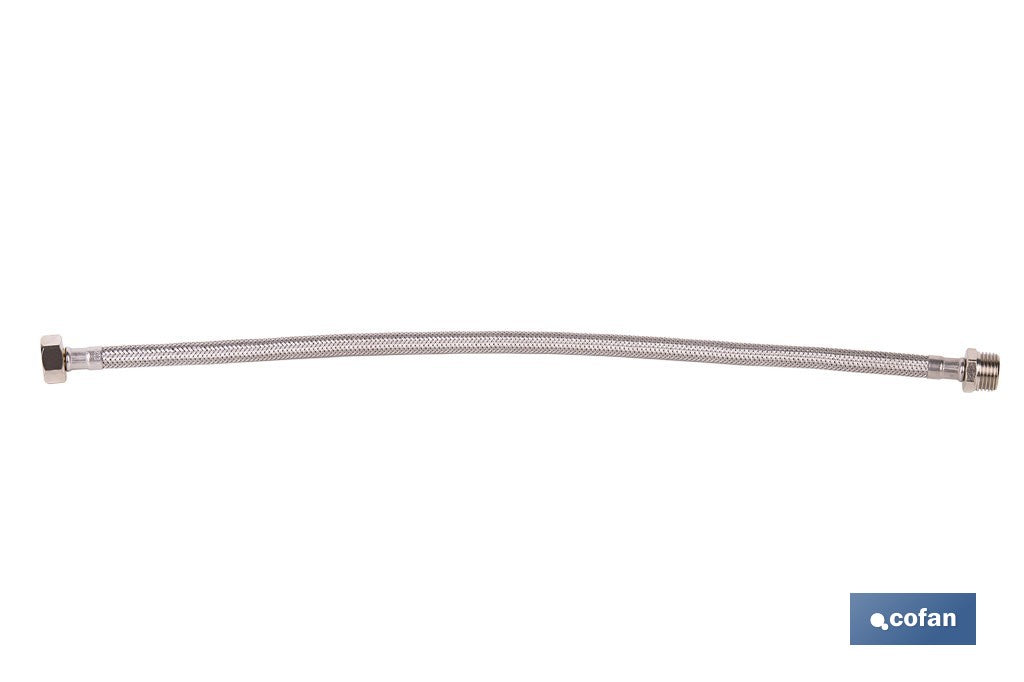 CONEXIÓN FLEXIBLE INOX. M1/2- H1/2 50 CM
