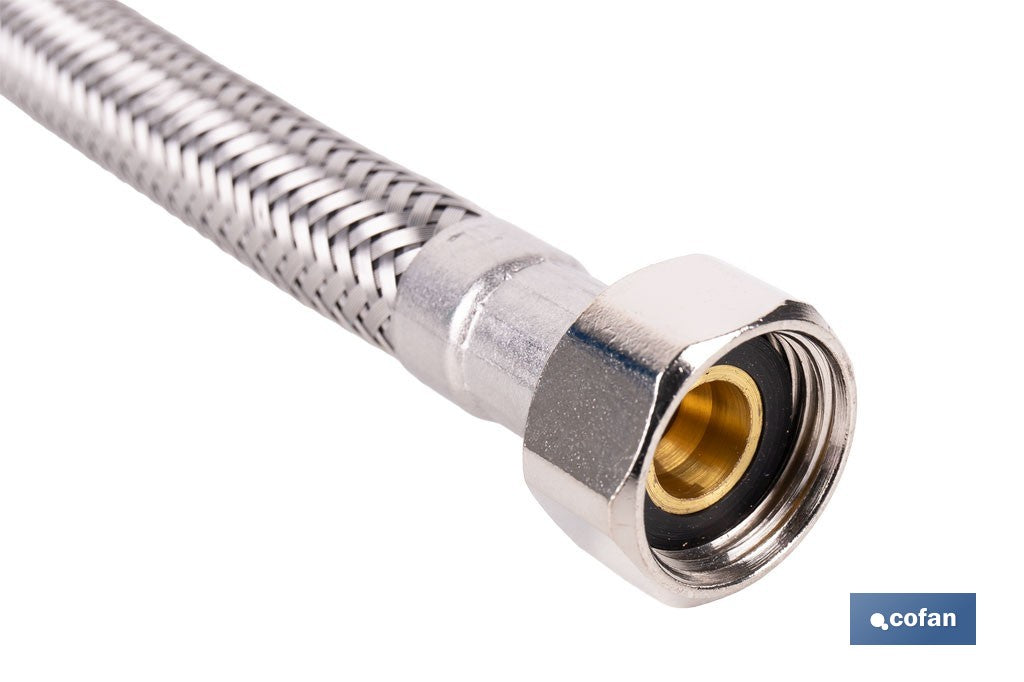 CONEXIÓN FLEXIBLE INOX. M3/8- H3/8 50 CM
