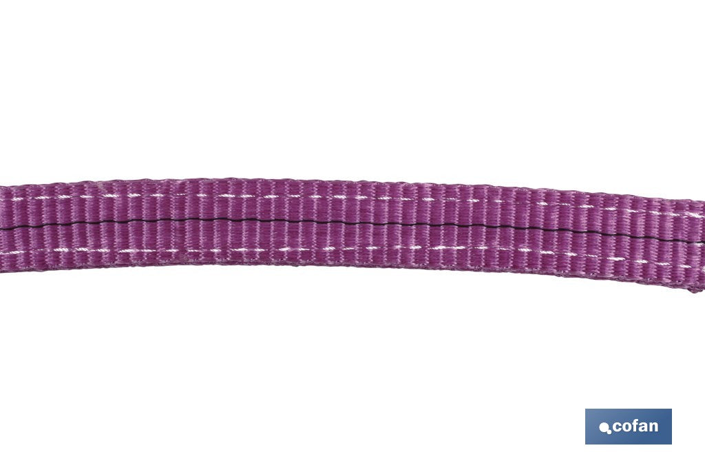 ESLINGA PLANA POLIESTER 2000KG X 4MTS