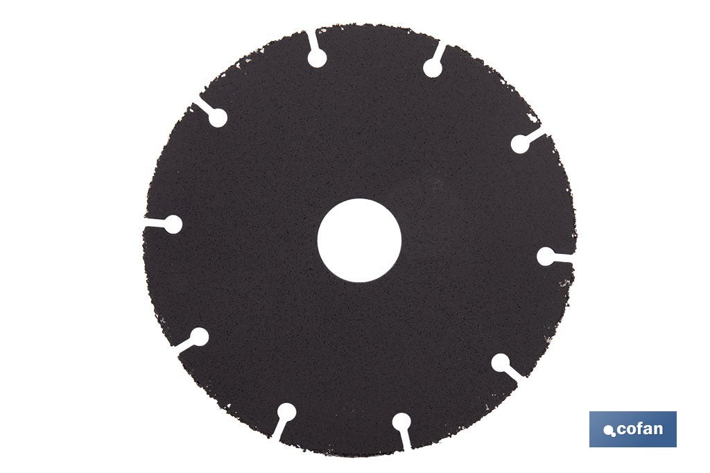 DISCO ESPECIAL DE CARBURO PARA MATERIALES BLANDOS Ø115X1 MM