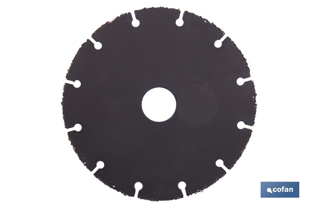 DISCO ESPECIAL DE CARBURO PARA MATERIALES BLANDOS Ø125X1 MM