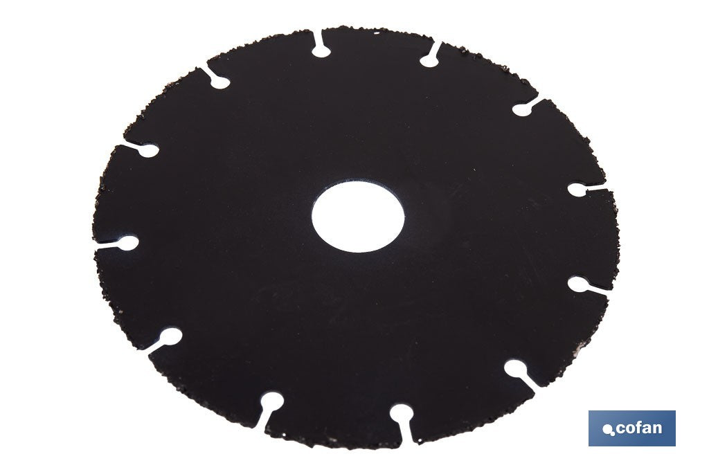 DISCO ESPECIAL DE CARBURO PARA MATERIALES BLANDOS Ø125X1 MM