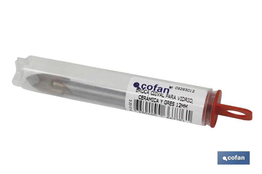 BROCA OJIVAL PARA VIDRIO, CERÁMICA Y GRES 7MM