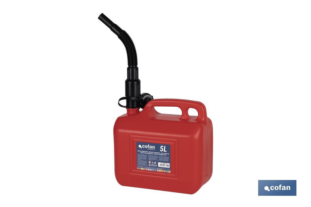 BIDÓN DE COMBUSTIBLE 5 L VENTA UNITARIA