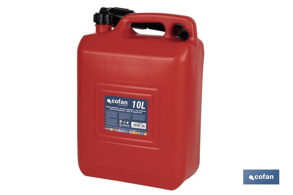 BIDÓN DE COMBUSTIBLE 10 L VENTA UNITARIA