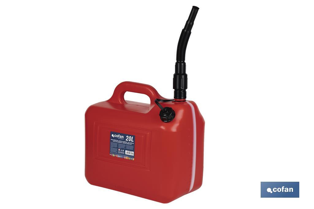BIDÓN DE COMBUSTIBLE 20 L VENTA UNITARIA