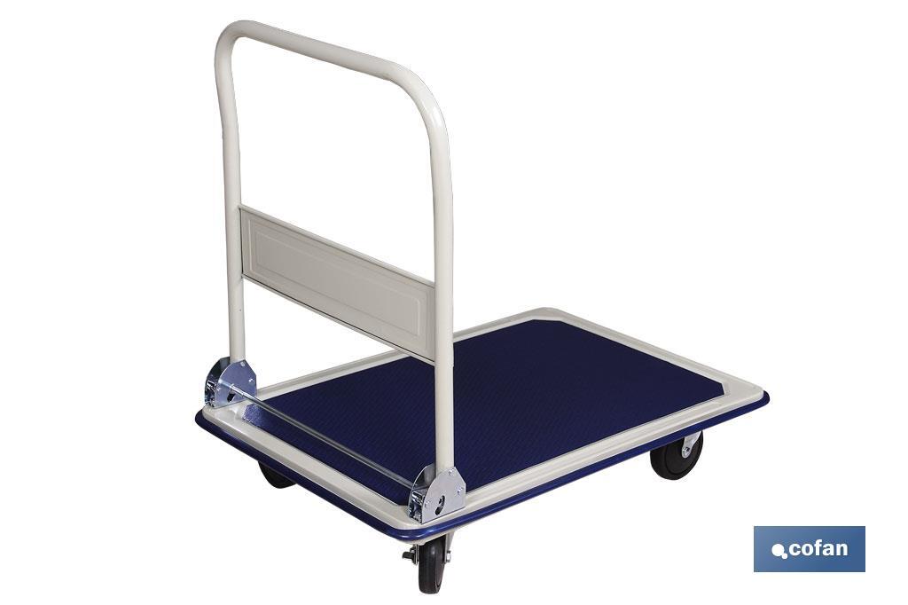 CARRO PLATAFORMA PLEGABLE ACERO 915x615x860 MM