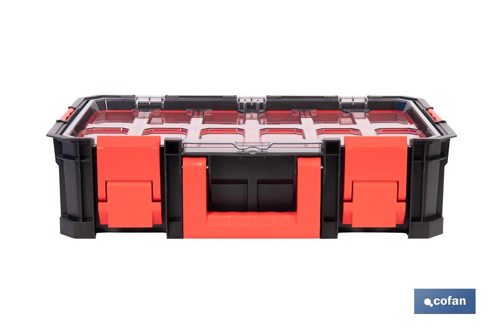 CAJA DE HERRAMIENTAS MODULAR CON ORGANIZADORES