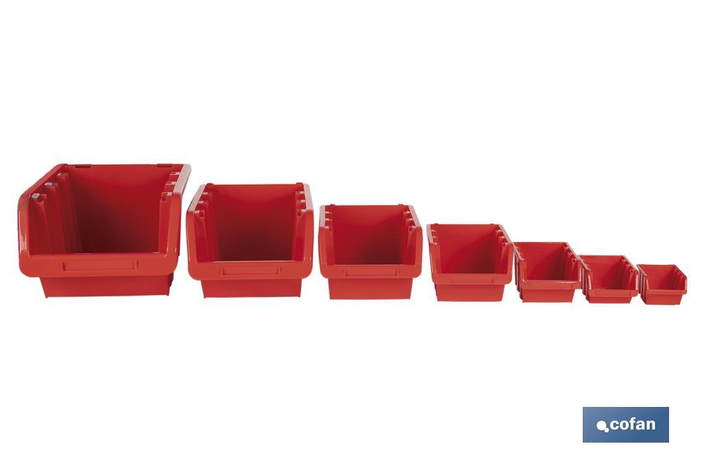 GAVETA ROJA 290 X 200 X 150 MM
