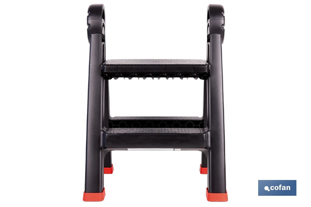 TABURETE ESCALERA 2 PELDAÑOS 470 X 435 X 630 MM