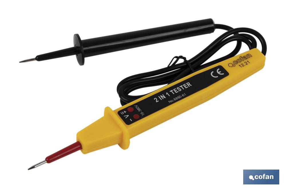 MEDIDOR DE TENSION 2 EN 1 DE 3-400 V