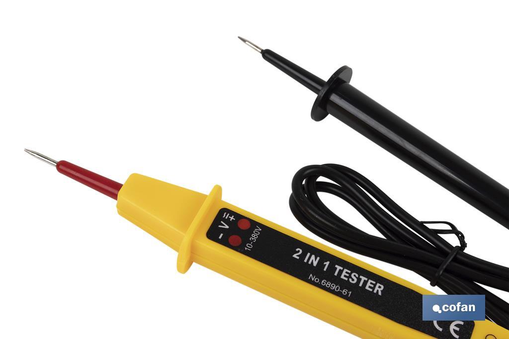 MEDIDOR DE TENSION 2 EN 1 DE 3-400 V