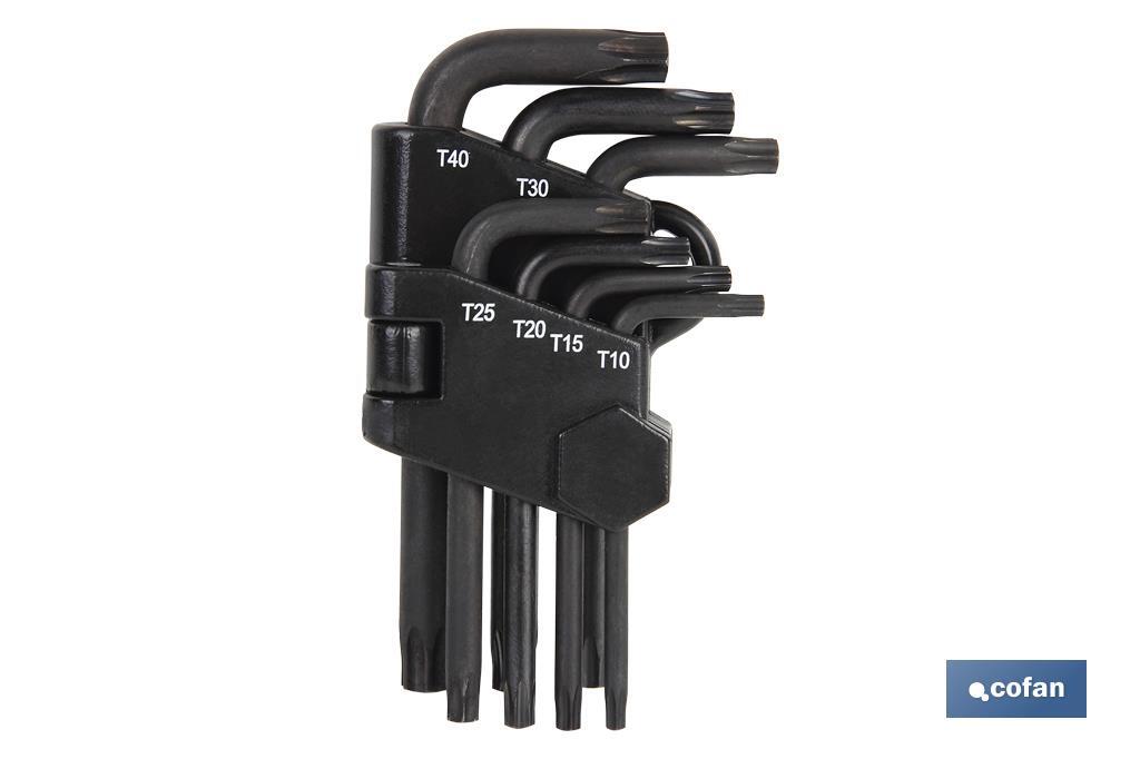 SET LLAVES TORX 7 Uds. (10-40)