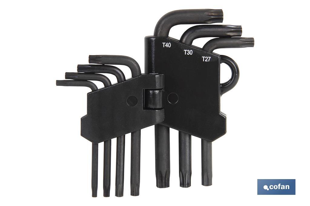 SET LLAVES TORX 7 Uds. (10-40)