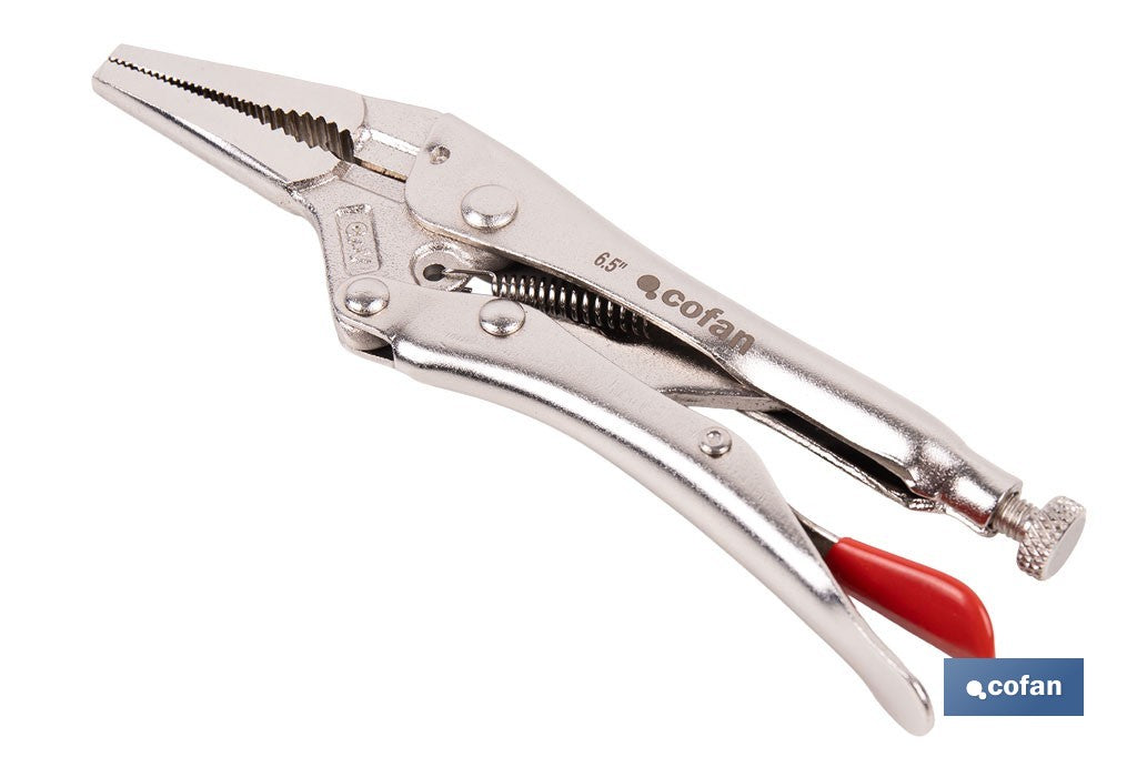 TENAZA GRIP BOCAS LARGAS 6.1/2