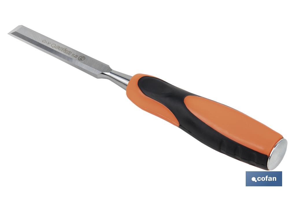 FORMÓN CON MANGO BIMATERIAL ANCHO DE CORTE 14 MM
