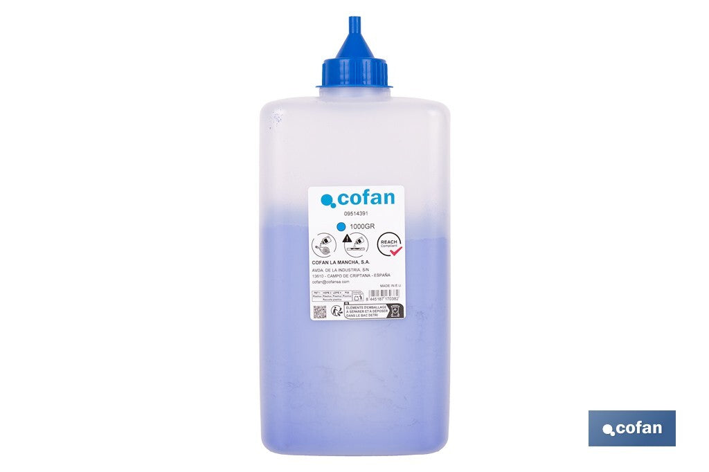 FRASCO DE POLVO AZUL 1000 GRS