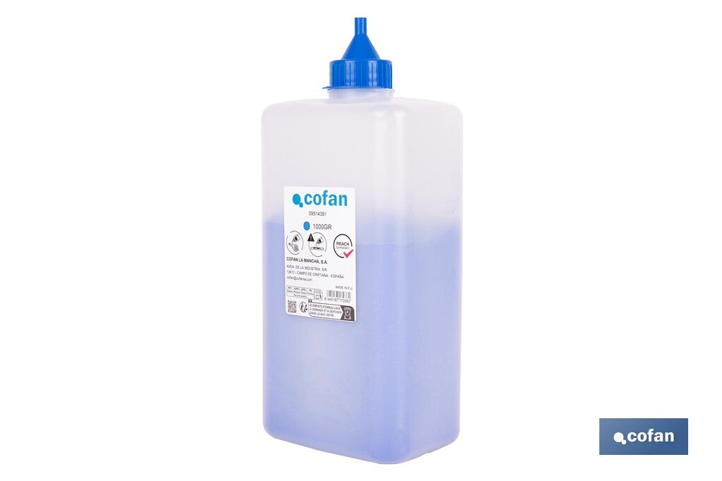 FRASCO DE POLVO AZUL 1000 GRS