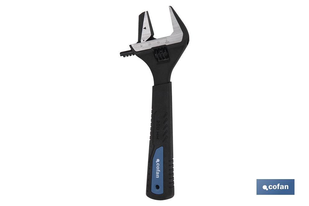 LLAVE AJUSTABLE GRAN APERTURA REVERSIBLE 8(200mm)