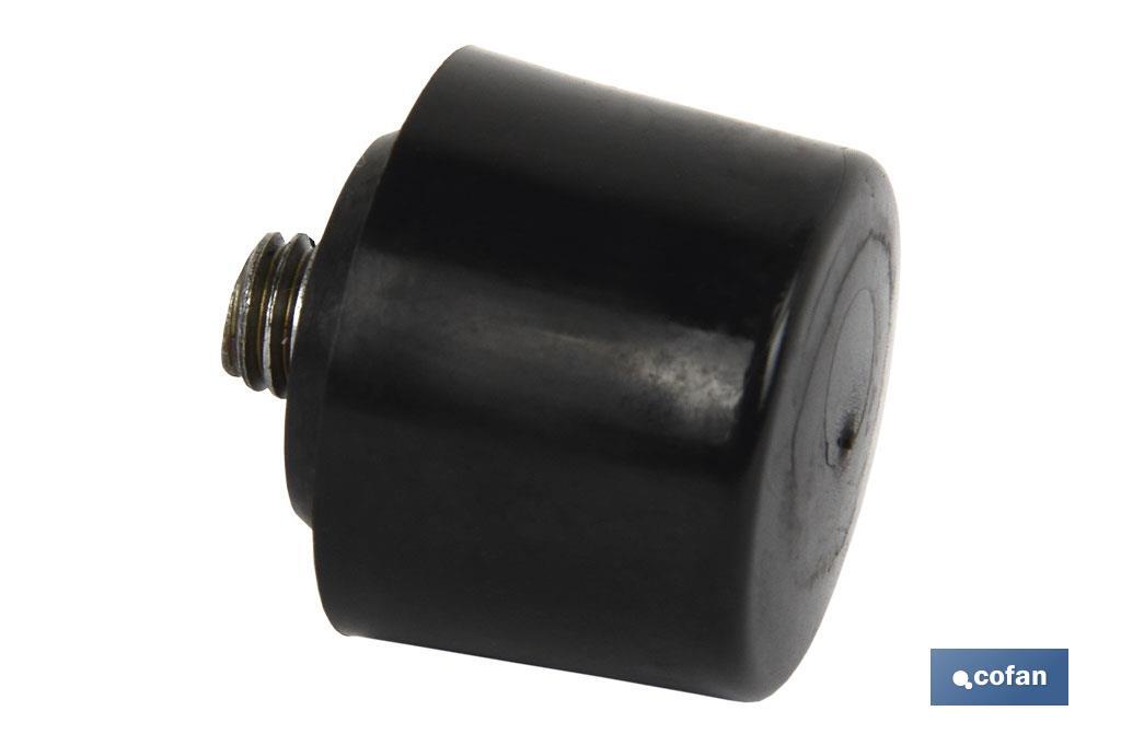 CABEZAL MARTILLO DE NYLON BLANCO Ø45 MM