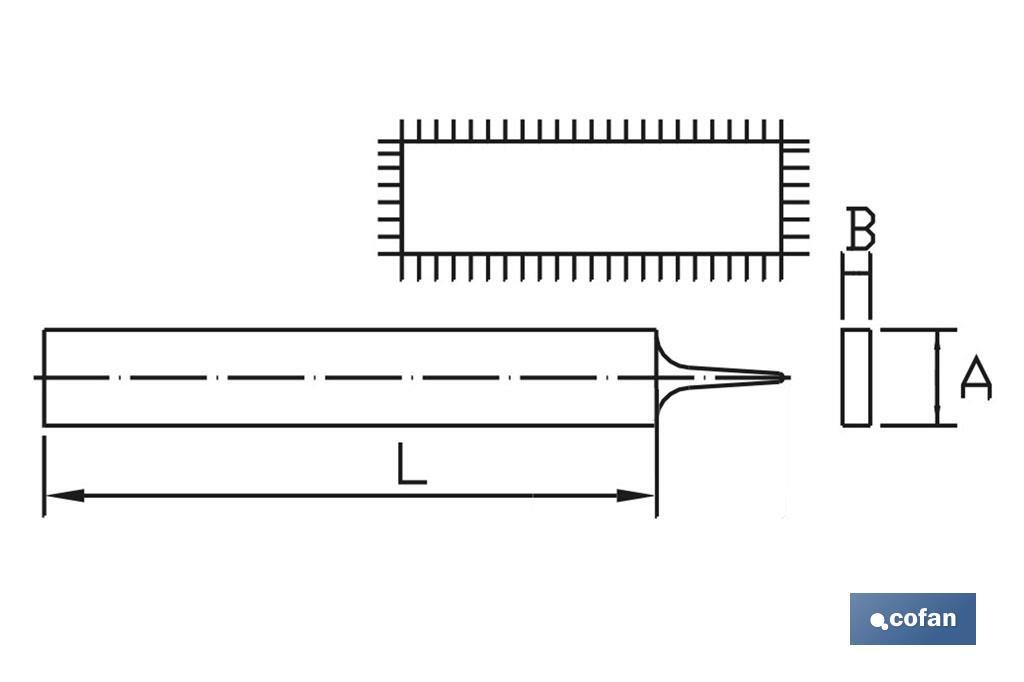 LIMA PLANA DE PUNTA 250mm GR-18 FINA