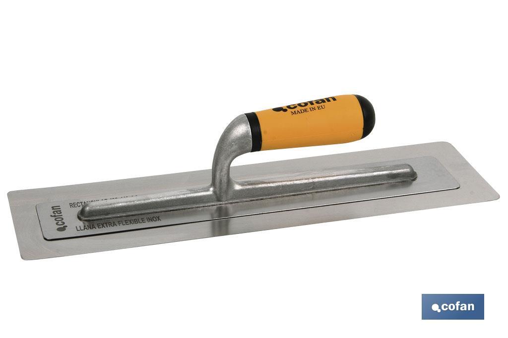LLANA EXTRA-FLEXIBLE INOX RECTANGULAR 405x110x0,3 mm