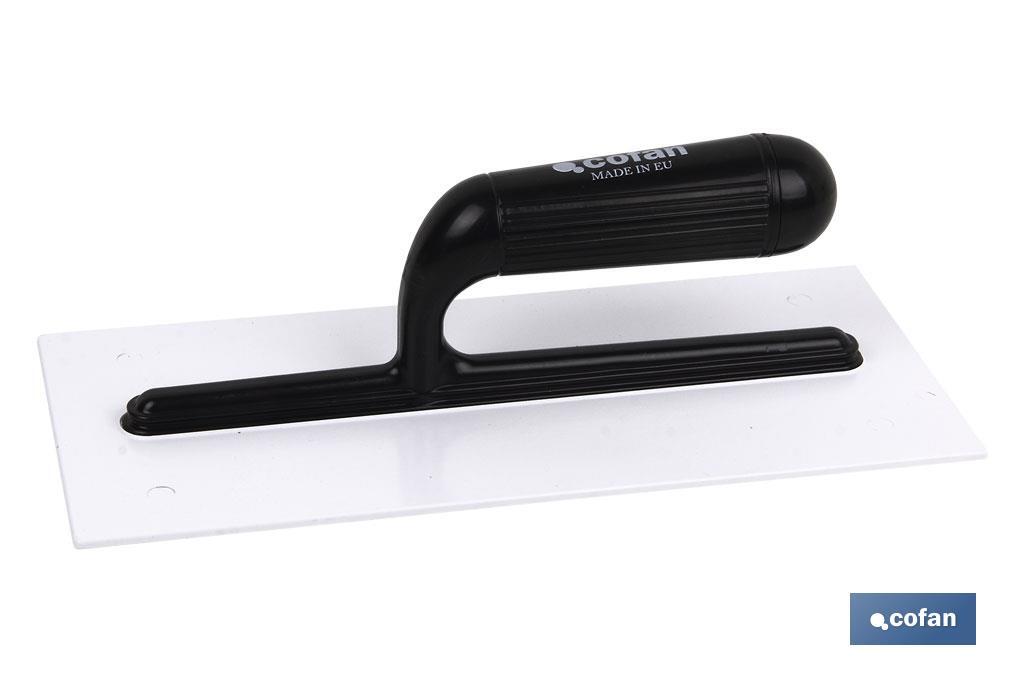 LLANA PVC BLANCO EFECTO CHIRRIANTE 280x130x2,5 mm