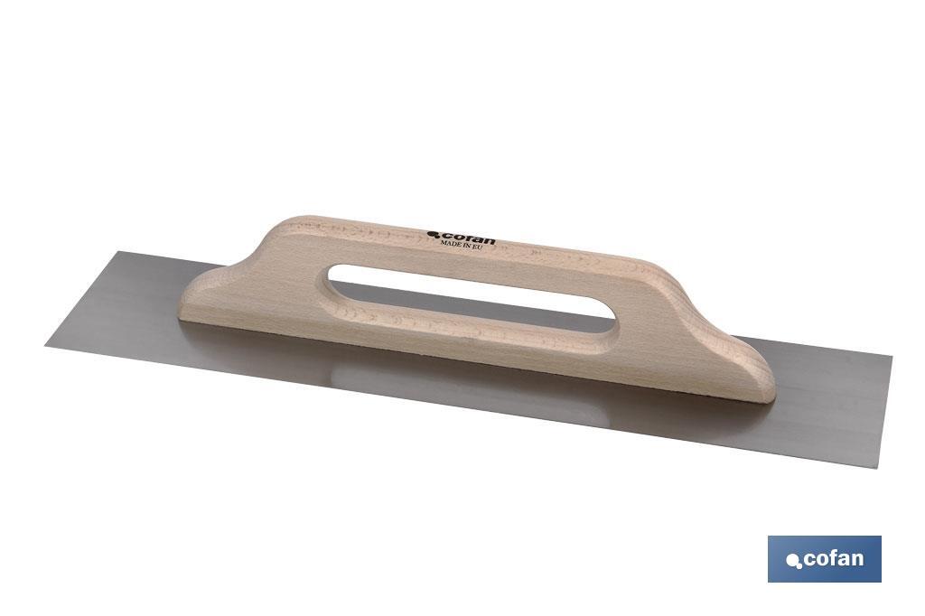 LLANA EXTRA-LARGA EXTRA-FLEXIBLE PARA MICROCEMENTO 500x120x0,4 mm