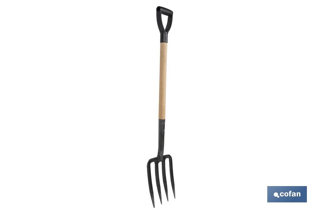 HORCA CAVAR CON MANGO DE MADERA 200 X 1065 MM 2000 G