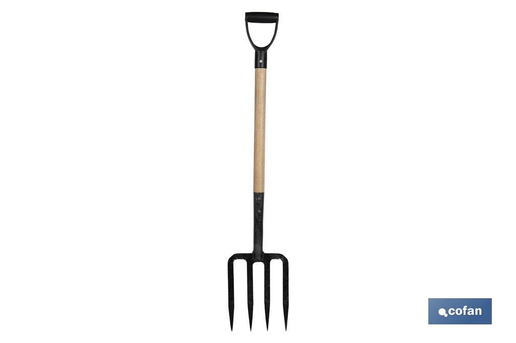 HORCA CAVAR CON MANGO DE MADERA 200 X 1065 MM 2000 G