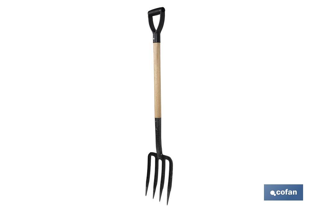 HORCA CAVAR CON MANGO DE MADERA 200 X 1065 MM 2000 G