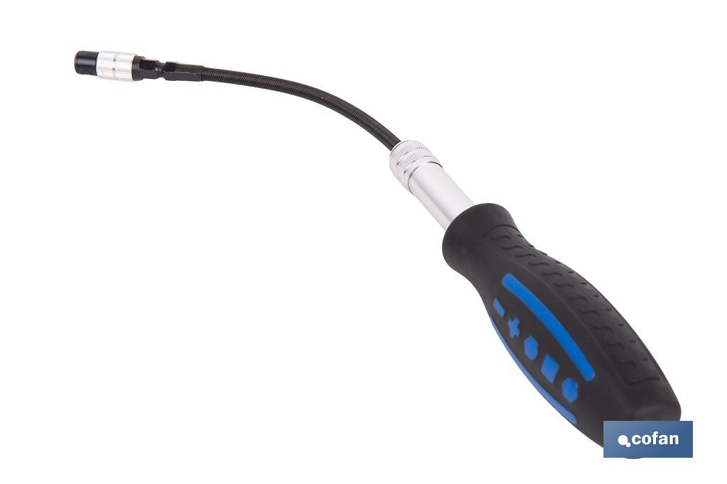 DESTORNILLADOR PORTAPUNTAS VARILLA FLEXIBLE