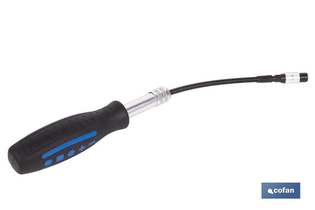 DESTORNILLADOR PORTAPUNTAS VARILLA FLEXIBLE