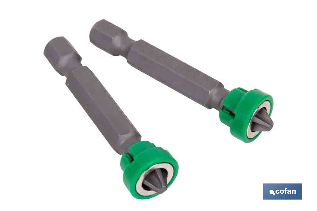 SET 2 PUNTAS 1/4 C/MAGNETISMO PH-2