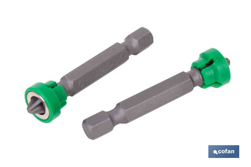 SET 2 PUNTAS 1/4 C/MAGNETISMO PH-2