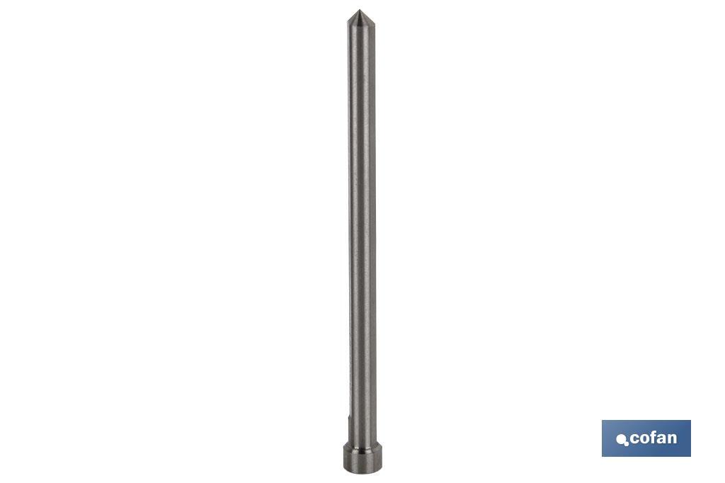 PUNZÓN TALADRO ELECTROMAGNÉTICO 6,35ø L77mm