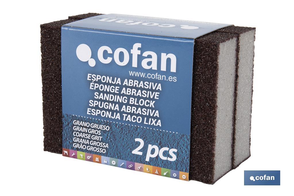 PACK 2 UNDS ESPONJA TACO DE LIJA GRANO GRUESO