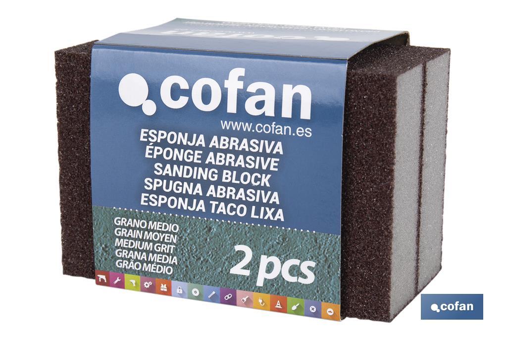PACK 2 UNDS ESPONJA TACO DE LIJA GRANO MEDIO