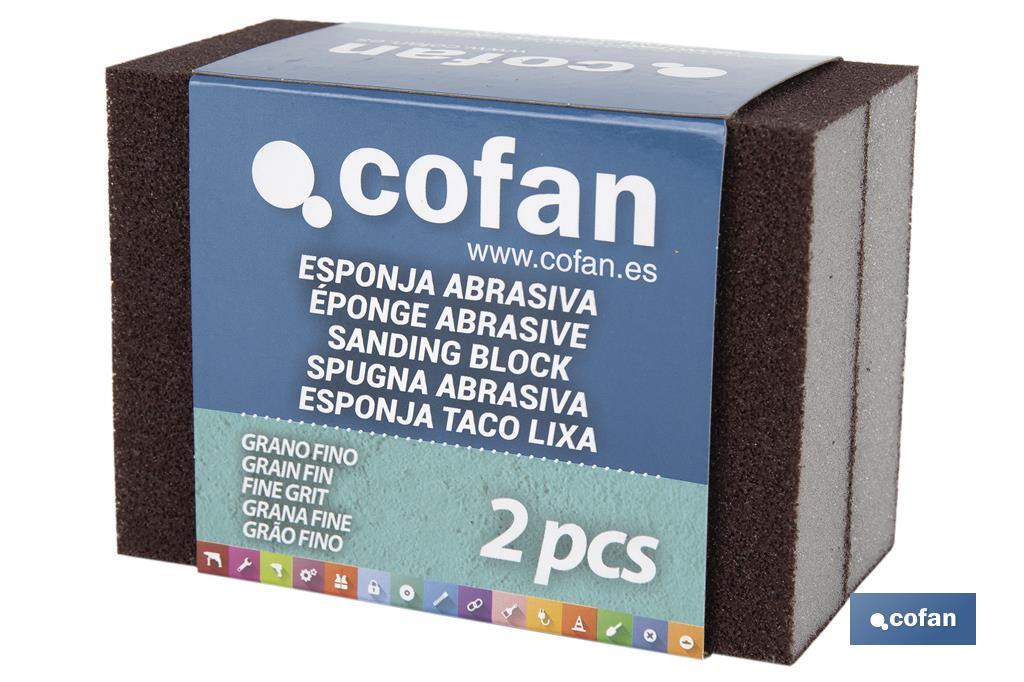 PACK 2 UNDS ESPONJA TACO DE LIJA GRANO FINO