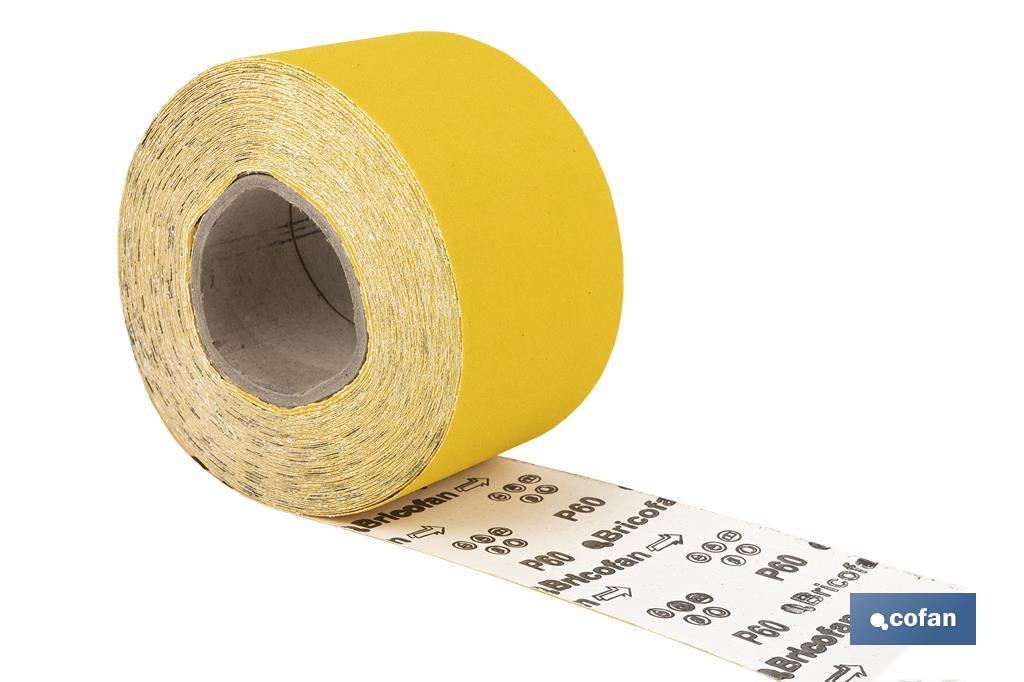 ROLLO LIJA DE PAPEL 100 X 25 M. G.60